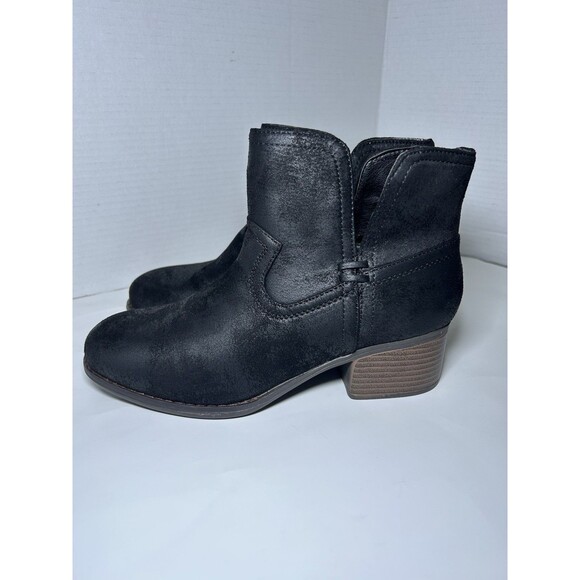 True Craft Women’s Java Booties Vintage Black Suede Size 9M - Picture 2 of 6